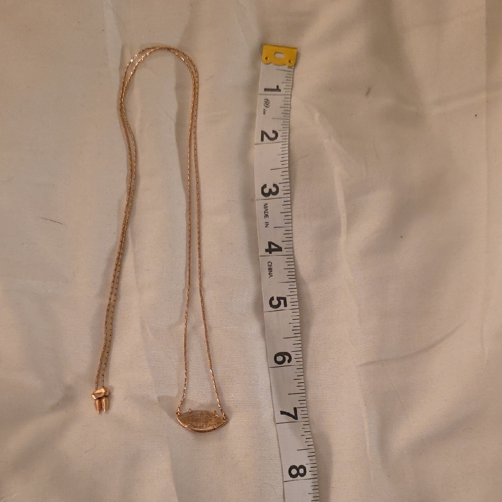 Kendra Scott Rose Gold Meghan Necklace